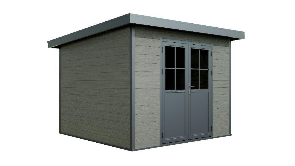 Kunststof Tuinhuis Zelfbouwpakket, Tuin en Terras, Tuinhuizen, Nieuw, Tuinhuis, Kunststof, 250 tot 500 cm, 200 tot 400 cm, 1 raam