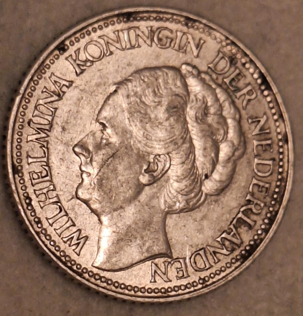 Zilveren Kwartje Wilhelmina 1941, Postzegels en Munten, Munten | Nederland, Losse munt, 25 cent, Koningin Wilhelmina, Zilver, Verzenden