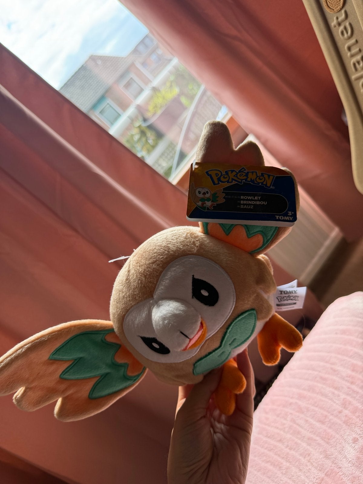 Nieuwe Pokémon Rowlet knuffel met label - Tomy, Overige merken, Overige typen, Nieuw, Ophalen of Verzenden