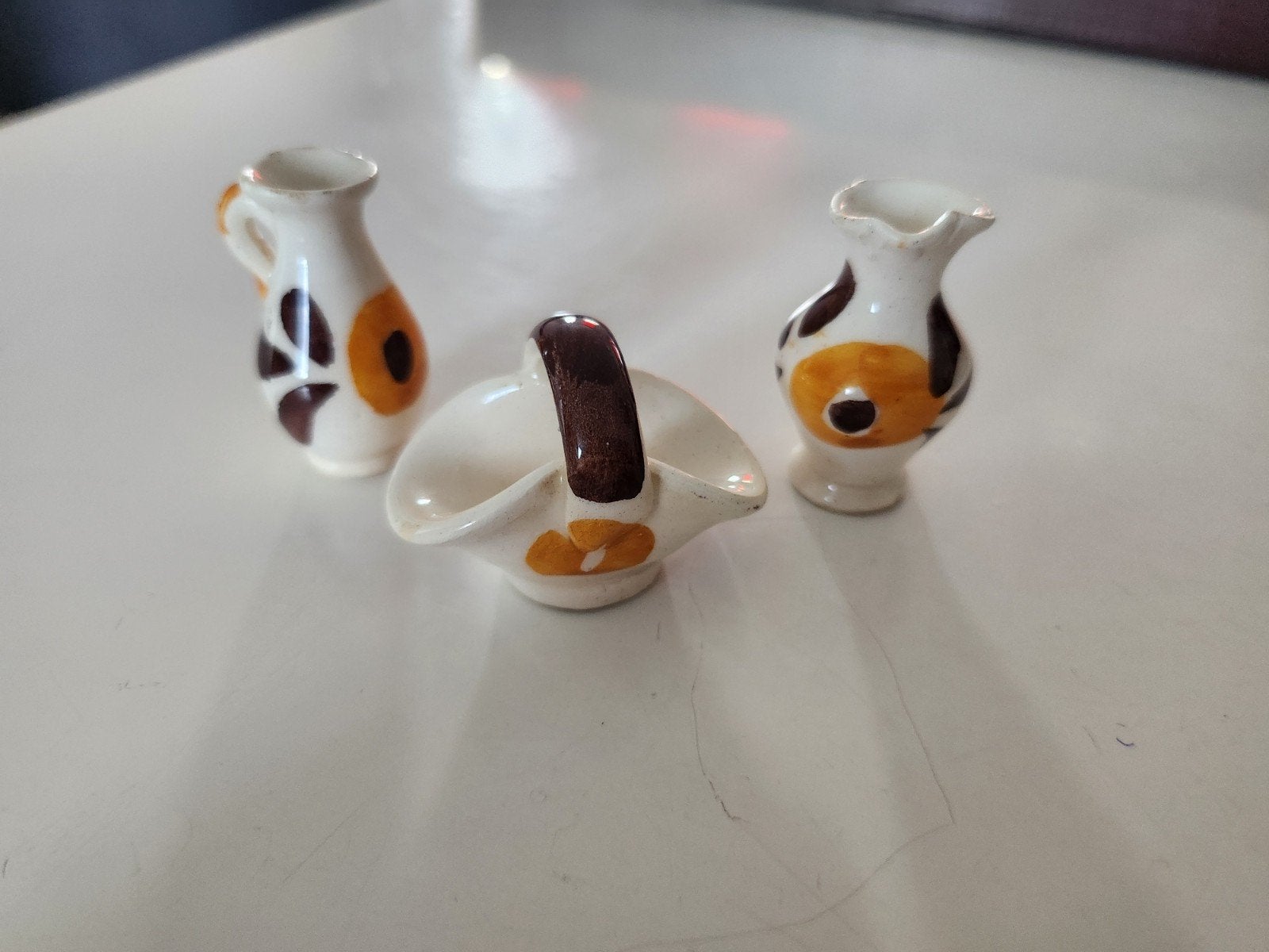 Miniatuur poppenhuis service - Boch La Louvière, Antiek en Kunst, Antiek | Servies los, Ophalen of Verzenden