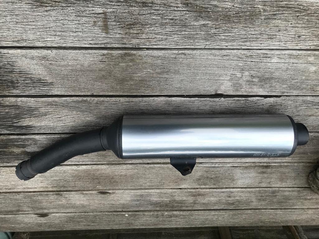 Originele Yamaha uitlaatdemper 4TV, Motoren, Onderdelen | Yamaha, Verzenden, Gebruikt