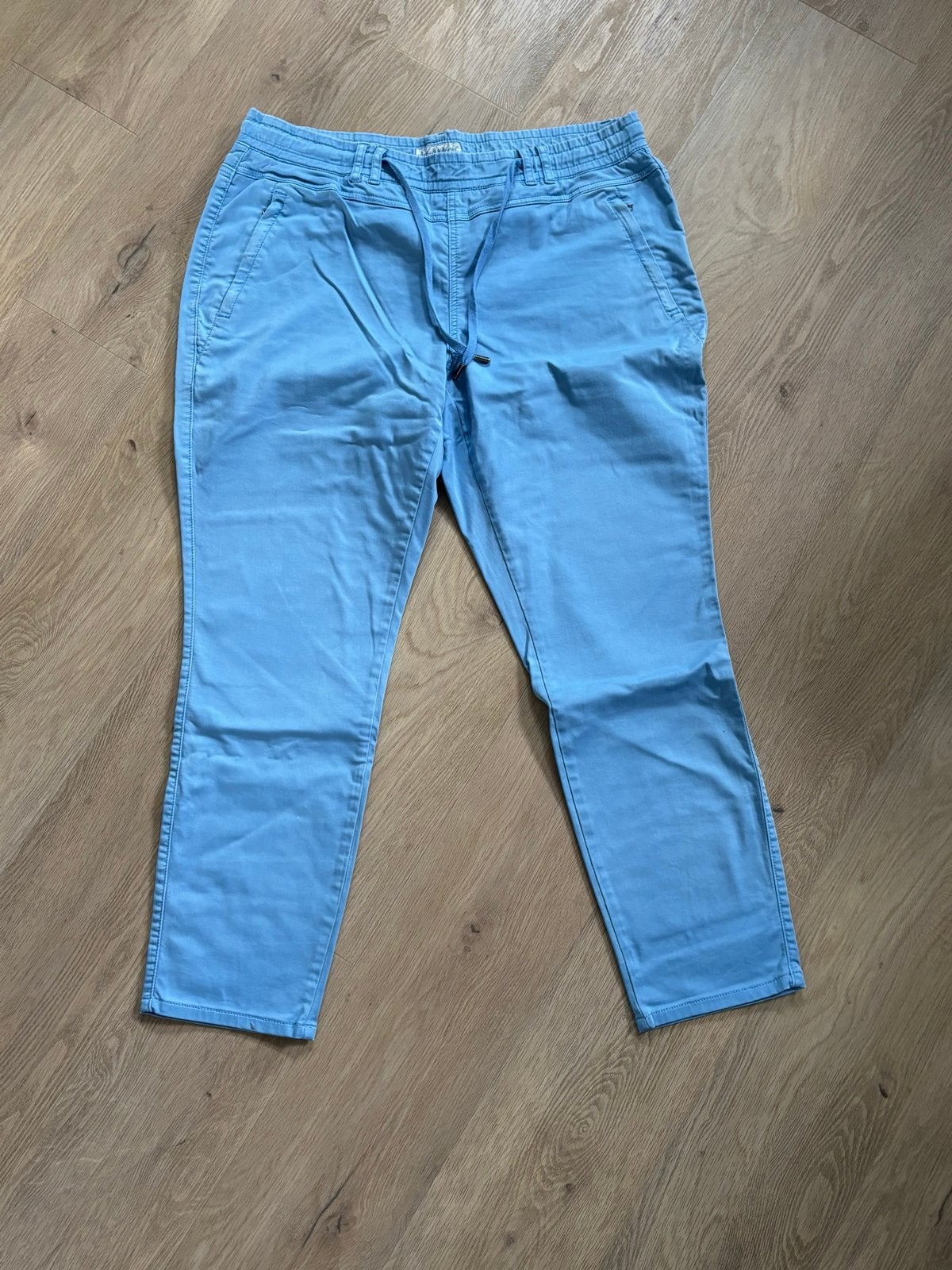 Paul Button Blauwe Broek - Maat 46/48 (XL), Kleding | Dames, Broeken en Pantalons, Blauw, Maat 46/48 (XL) of groter, Ophalen of Verzenden