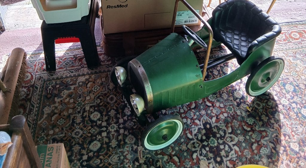 Antiek Blikken auto, Ophalen of Verzenden