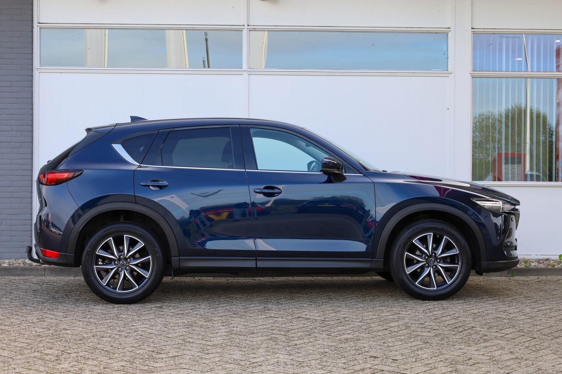 Mazda CX-5 2.0 SkyActiv-G 165pk AUT GT-M | Trekhaak | Leder, Auto's, 15 km/l, 4 cilinders, Blauw, Bedrijf