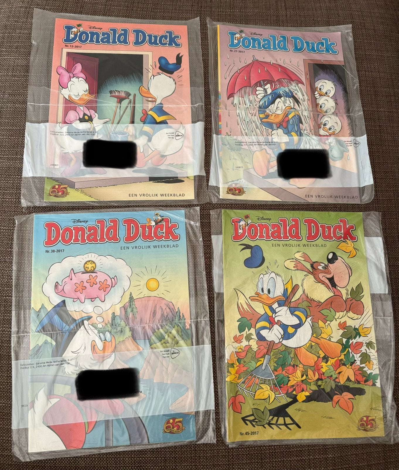 4 Donald Ducks uit 2017 in originele plastic, Boeken, Europa, Nieuw, Ophalen of Verzenden, Meerdere comics
