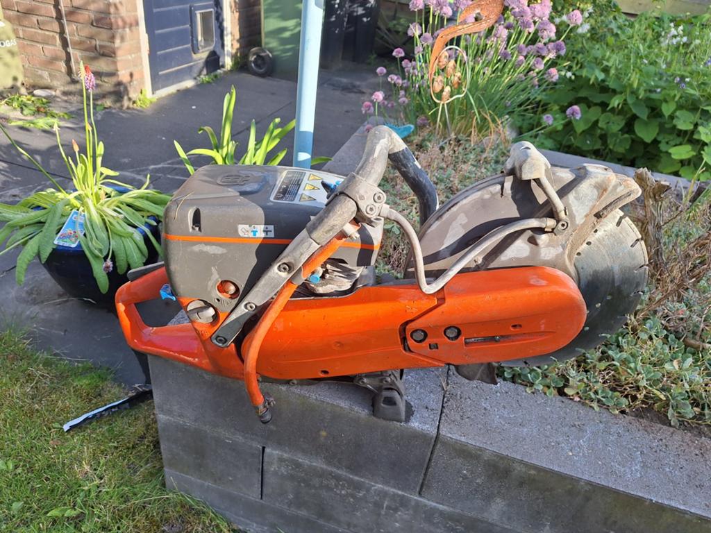 Husqvarna motorslijper, Gebruikt, 70 mm of meer, Overige typen, Ophalen of Verzenden
