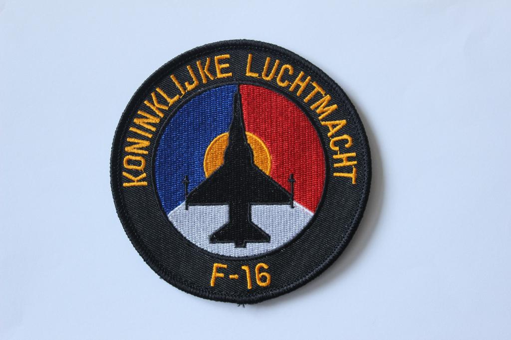 patch roundel koninklijke luchtmacht  f-16, Verzamelen, Verzenden, Zo goed als nieuw, Patch, Badge of Embleem