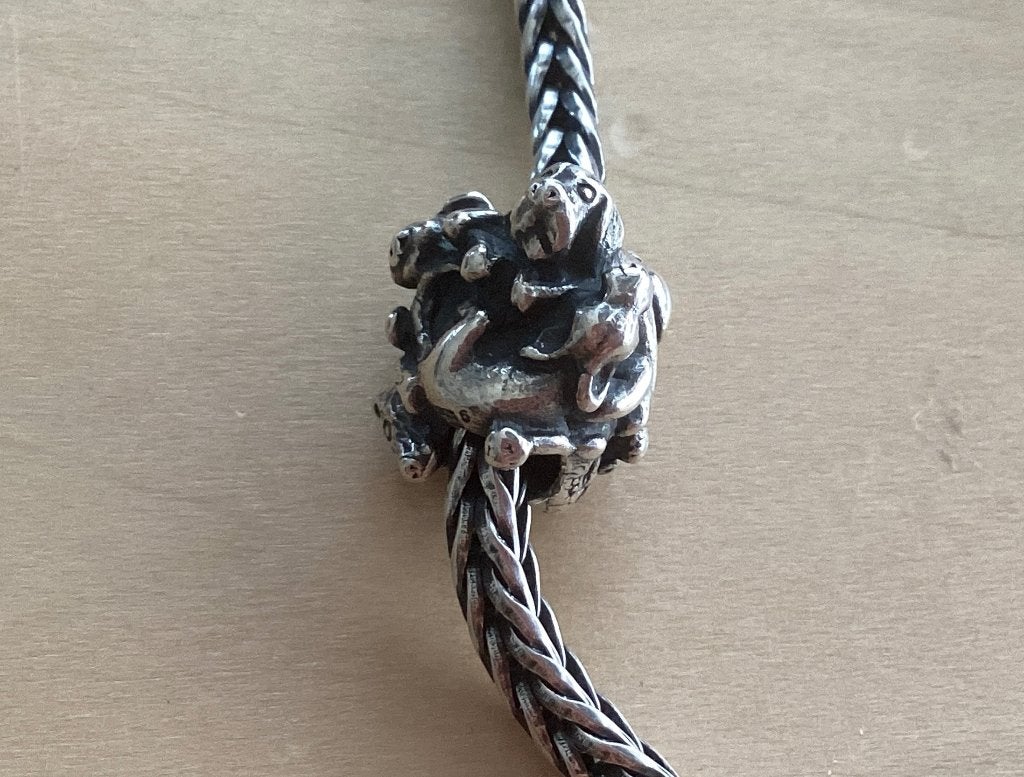 Trollbeads Grenzeloze Liefde, Sieraden, Tassen en Uiterlijk, Bedels, Ophalen of Verzenden, Nieuw, Zilver, Trollbeads
