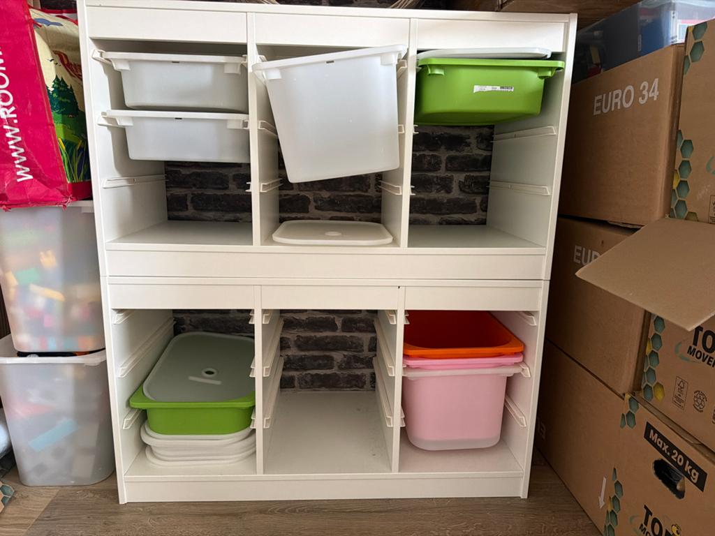 IKEA Trofast opbergkast met bakken triptrapkasten 2 stuks, Huis en Inrichting, Kasten | Overige, Ophalen, Zo goed als nieuw