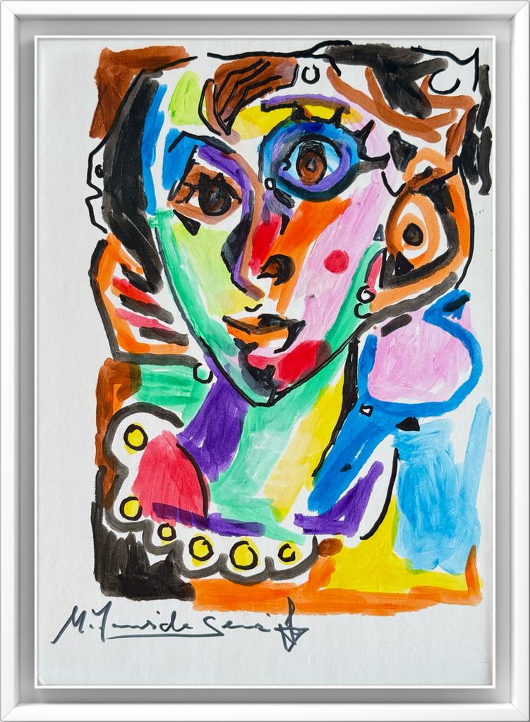 Miquel Torner de Semir - Kleurrijk Portret, Antiek en Kunst, Ophalen of Verzenden