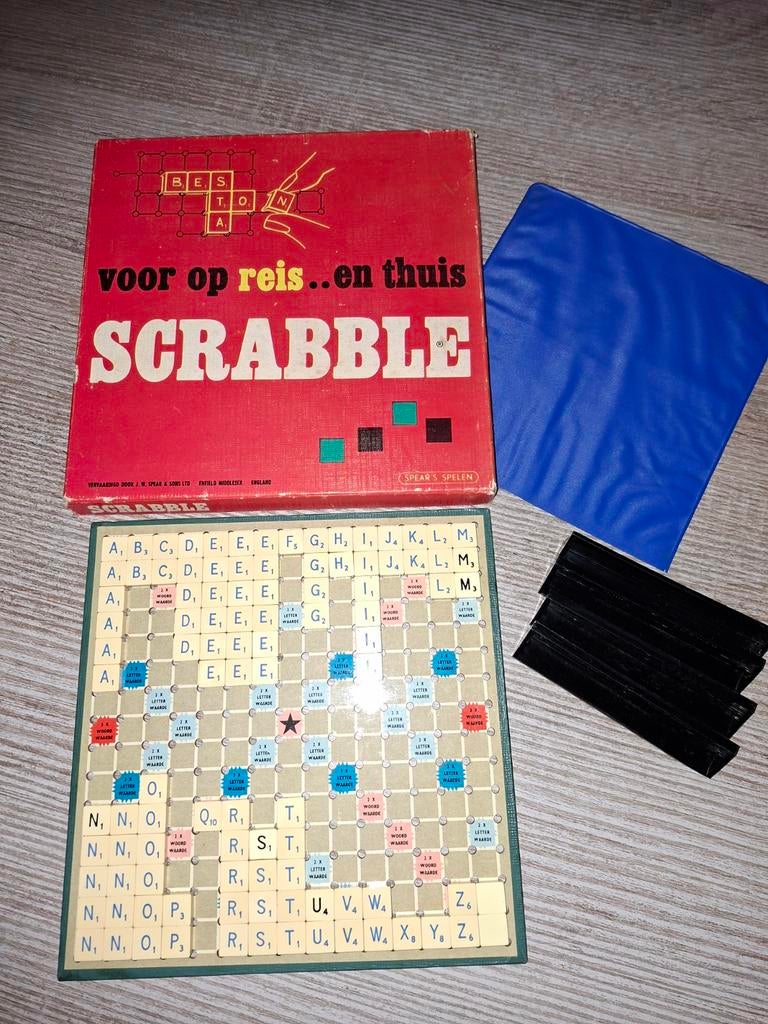 Scrabble Reisspel, Hobby en Vrije tijd, Gezelschapsspellen | Bordspellen, Gebruikt, Ophalen of Verzenden, Drie of vier spelers