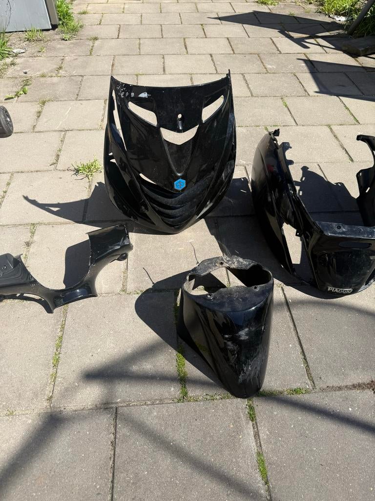 Gebruikte Zip SP Kappenset met Gebruiksporen, Ophalen of Verzenden, Gebruikt, Kap, Piaggio