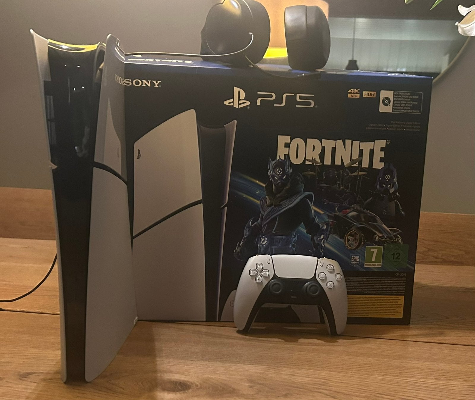 Playstation 5 Slim Digital Edition 1TB | Controller | Kabels, Ophalen of Verzenden, Zo goed als nieuw