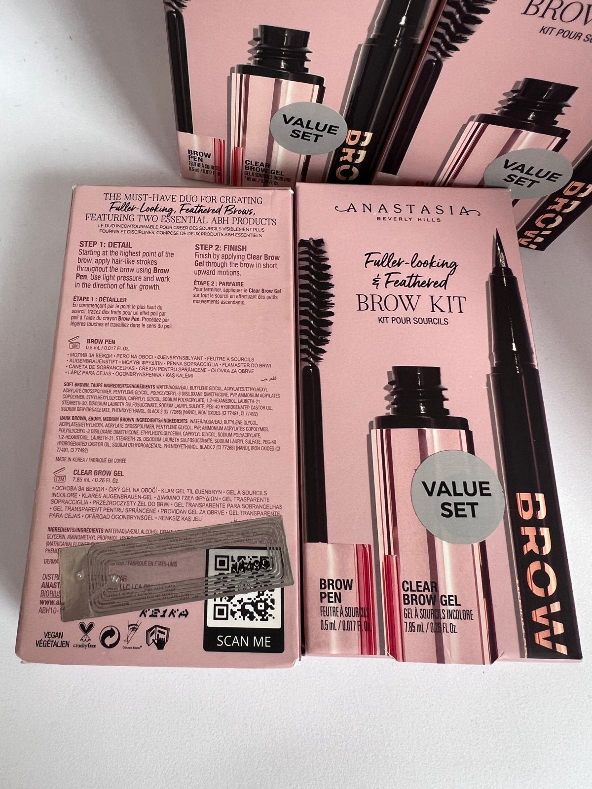 Anastasia Beverly Hills Brow Kit - Dark Brown, Ogen, Bruin, Verzenden, Nieuw