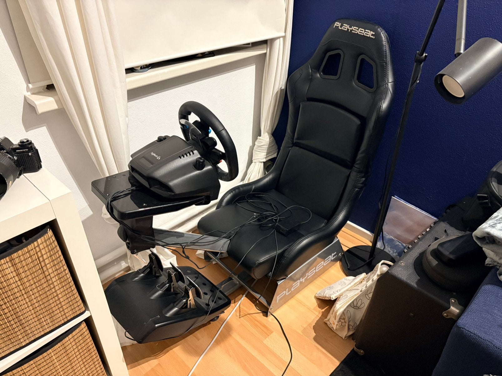 Playseat Revolution met Logitech G29 met shifter, Ophalen, Zo goed als nieuw, Playseat of Racestoel