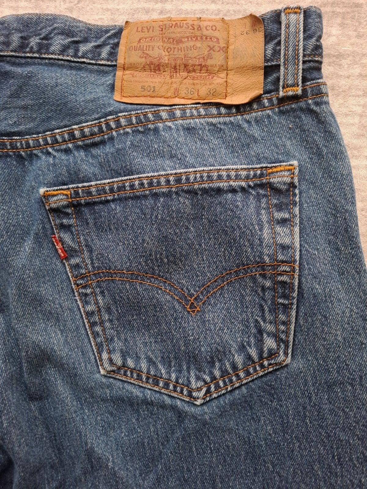 Levi’s 501 Jeans W36 L32, W36 - W38 (confectie 52/54), Blauw, Ophalen of Verzenden, Zo goed als nieuw