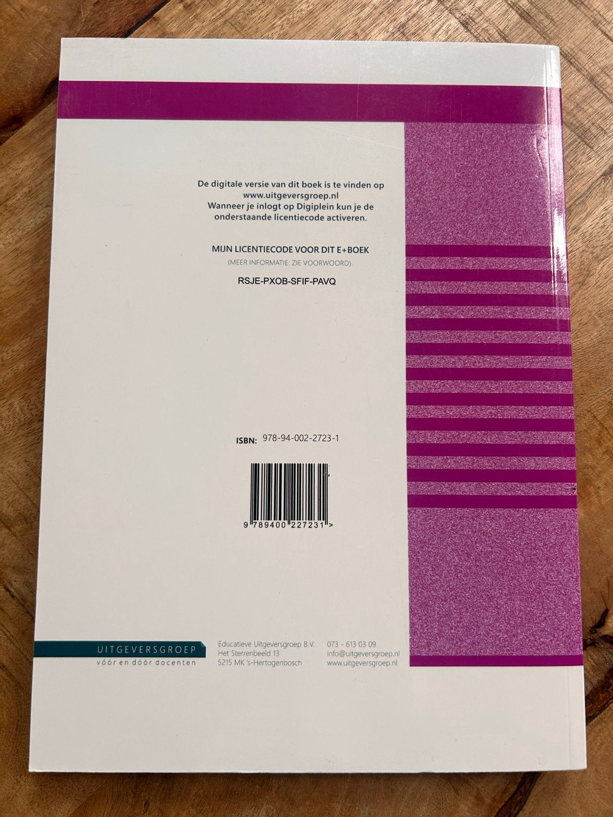 Algemene Drankenkennis HRP 11 - Zo goed als nieuw, Ophalen of Verzenden, Zo goed als nieuw, MBO