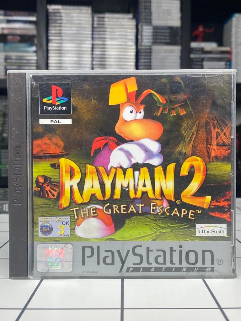 Rayman 2 The Great Escape - Platinum PS1 PlayStation 1 Game, Spelcomputers en Games, Games | Sony PlayStation 1, Zo goed als nieuw