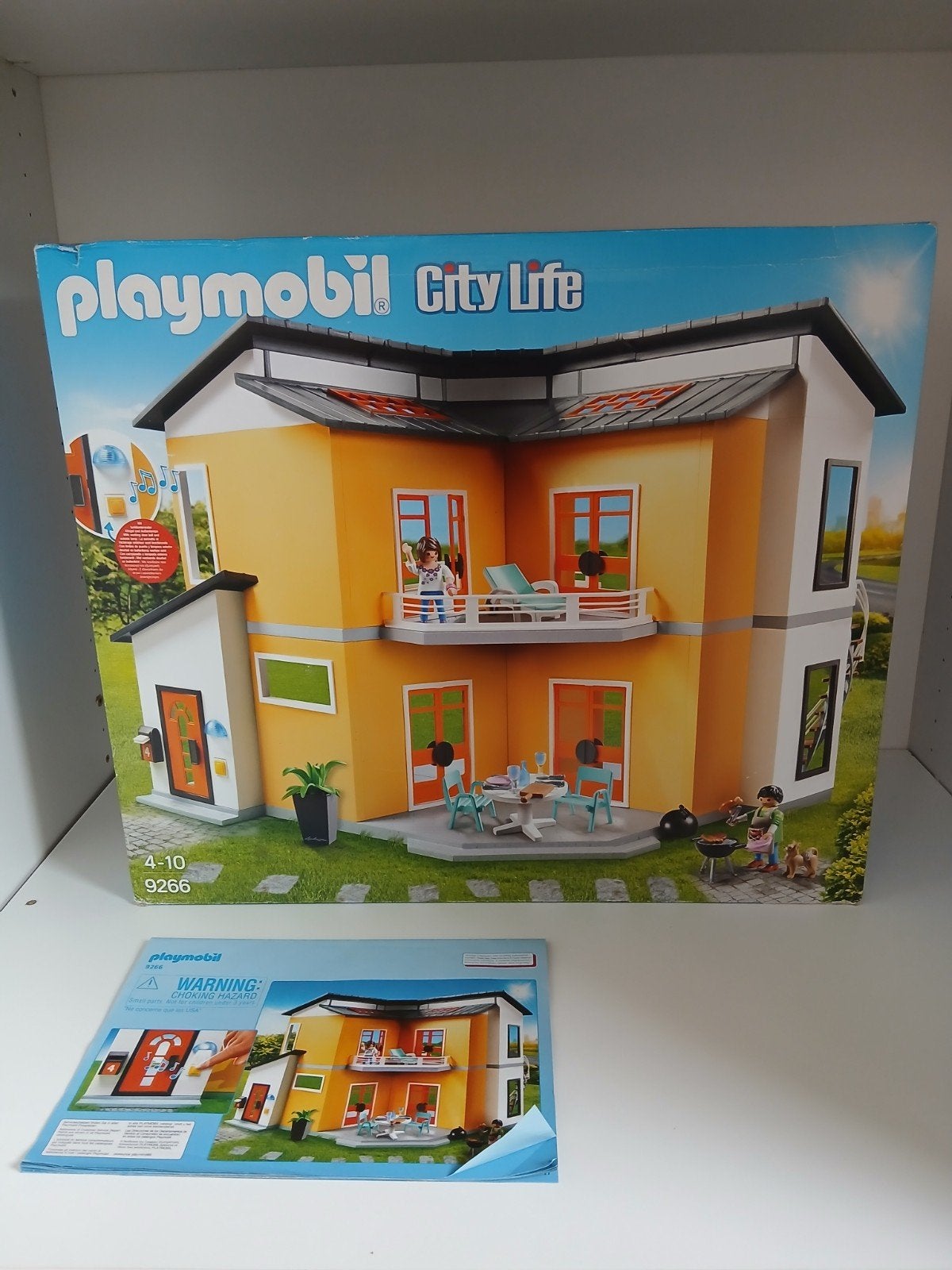 Playmobil huis 9266 met doos, Kinderen en Baby's, Speelgoed | Playmobil, Gebouw, Complete set, Ophalen of Verzenden, Zo goed als nieuw