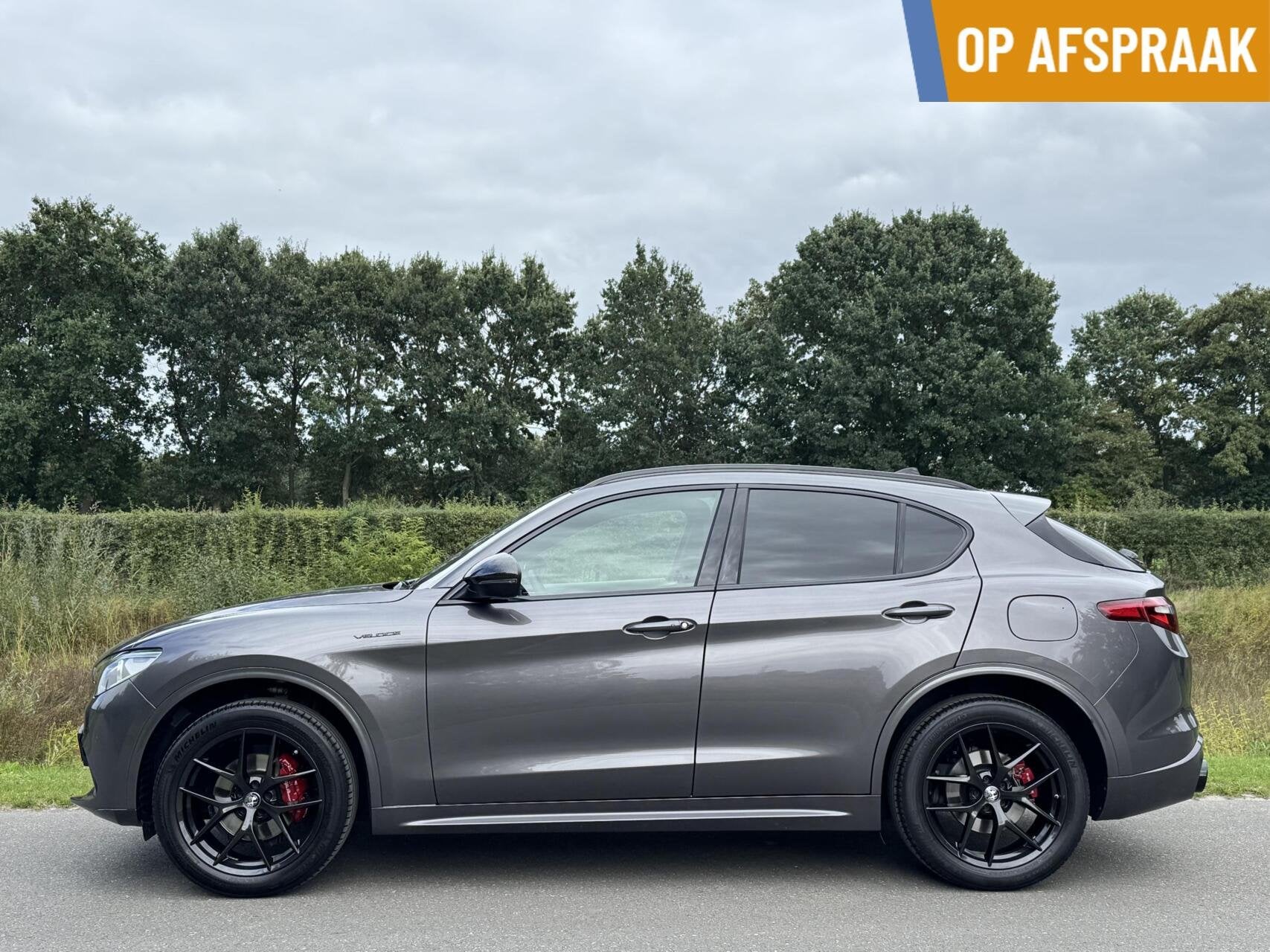 Alfa Romeo Stelvio 2.0tT Q4 Veloce, 310pk. 20 inch, Pano, vo, Auto's, Automaat, 4 cilinders, Vierwielaandrijving, 1600 kg