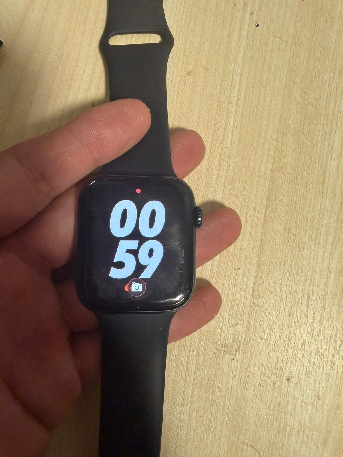 Apple watch se 44mm gps, Zwart, IOS, Ophalen of Verzenden, Zo goed als nieuw