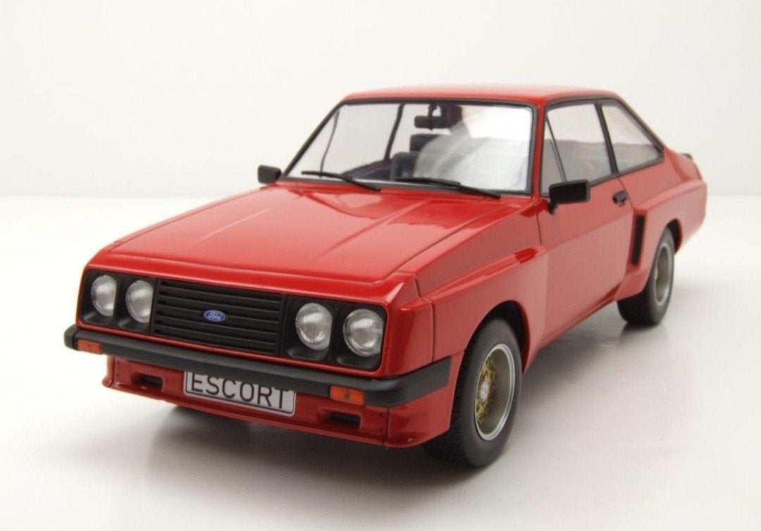 1:18 AANBIEDING! Ford Escort MK2 RS 2000 X Pack Rood MCG, Ophalen of Verzenden, Nieuw, Auto, Overige merken
