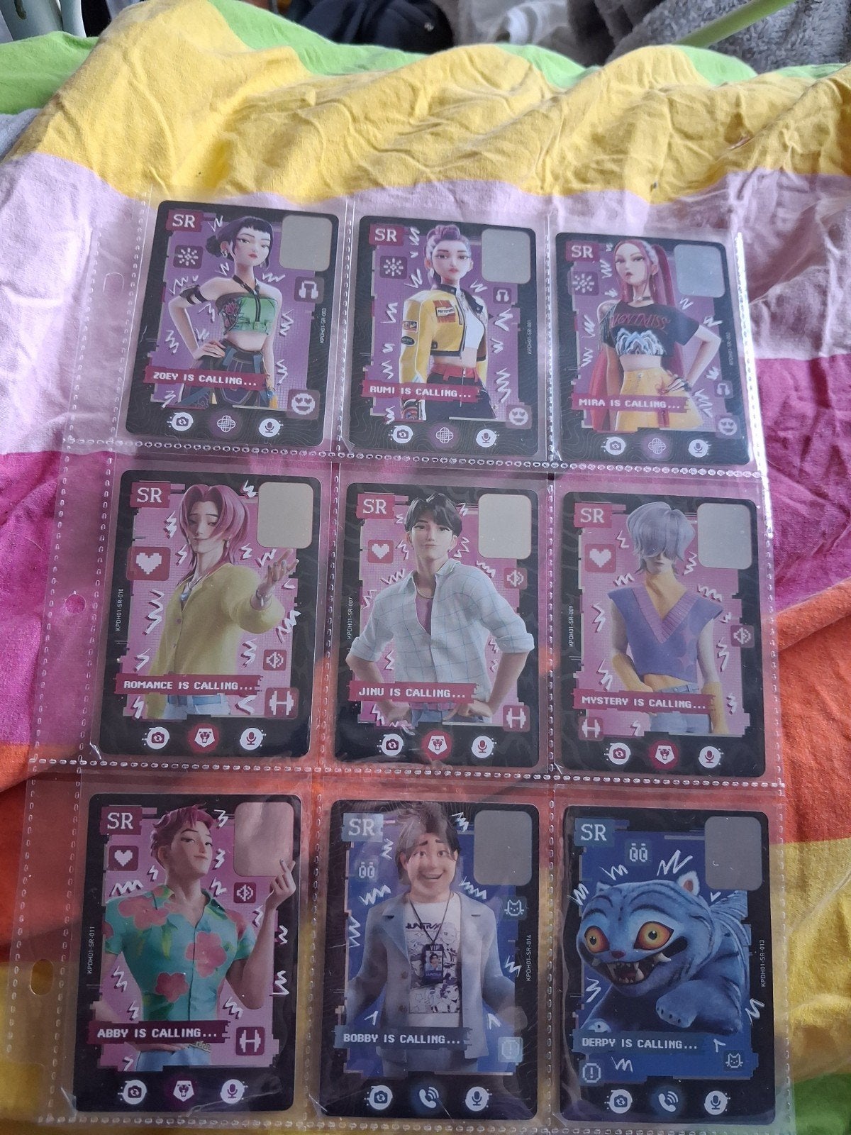 kpop demon hunters SR kayou trading cards tekoop, Ophalen, Nieuw, Meerdere kaarten, Foil