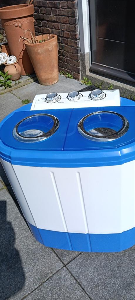 Mini Camping Wasmachine met Centrifuge - Compact & Draagbaar, Minder dan 1200 toeren, Minder dan 85 cm, Minder dan 4 kg, Bovenlader