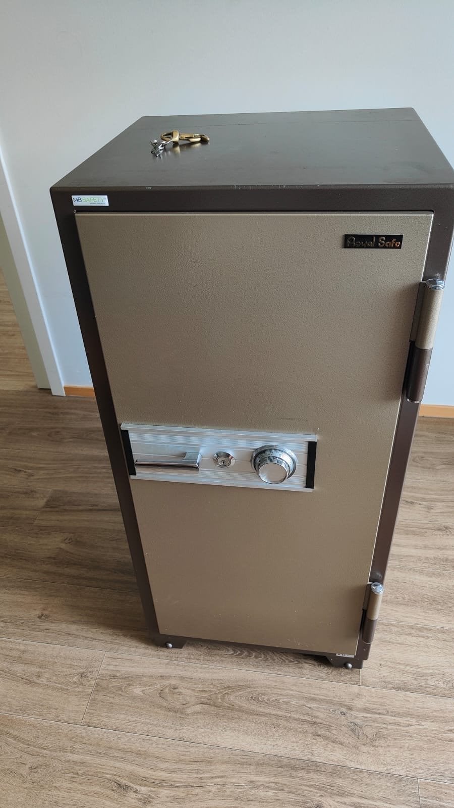 Royal Safe Brandkast met Sleutel en Cijferslot, Ophalen, Gebruikt, Brandkast