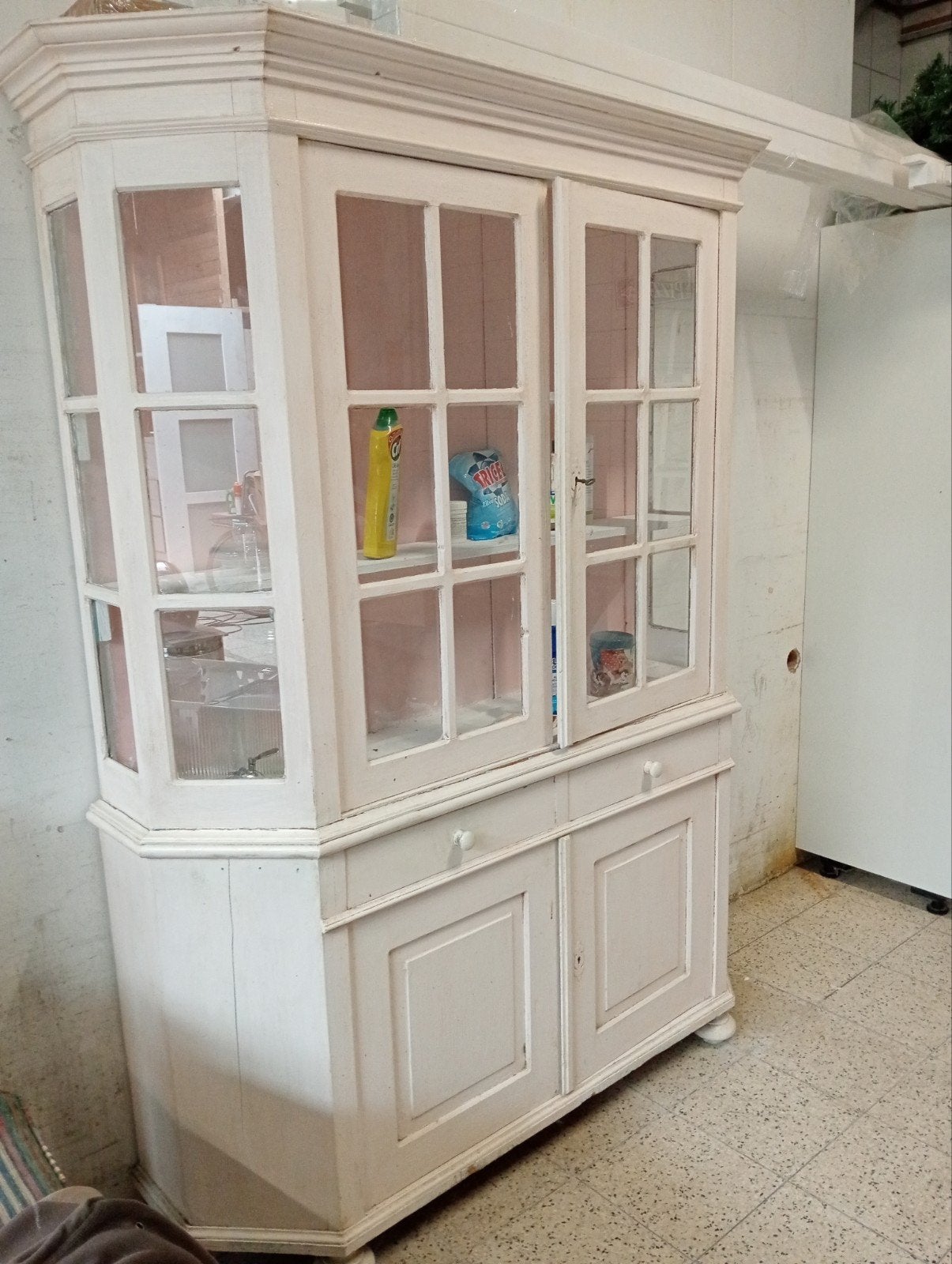 Oude buffetkast, Huis en Inrichting, Ophalen, Gebruikt, 200 cm of meer, Grenenhout