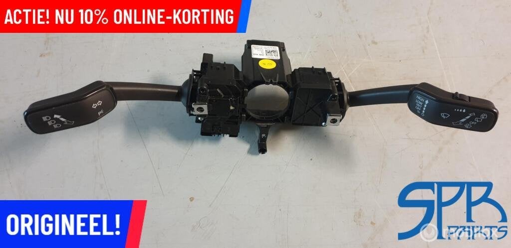 Stuurkolomschakelaar 6C0953513 6C0953501 6C0959653 SLEEPRING, Gebruikt, Volkswagen, Ophalen of Verzenden, Volkswagen