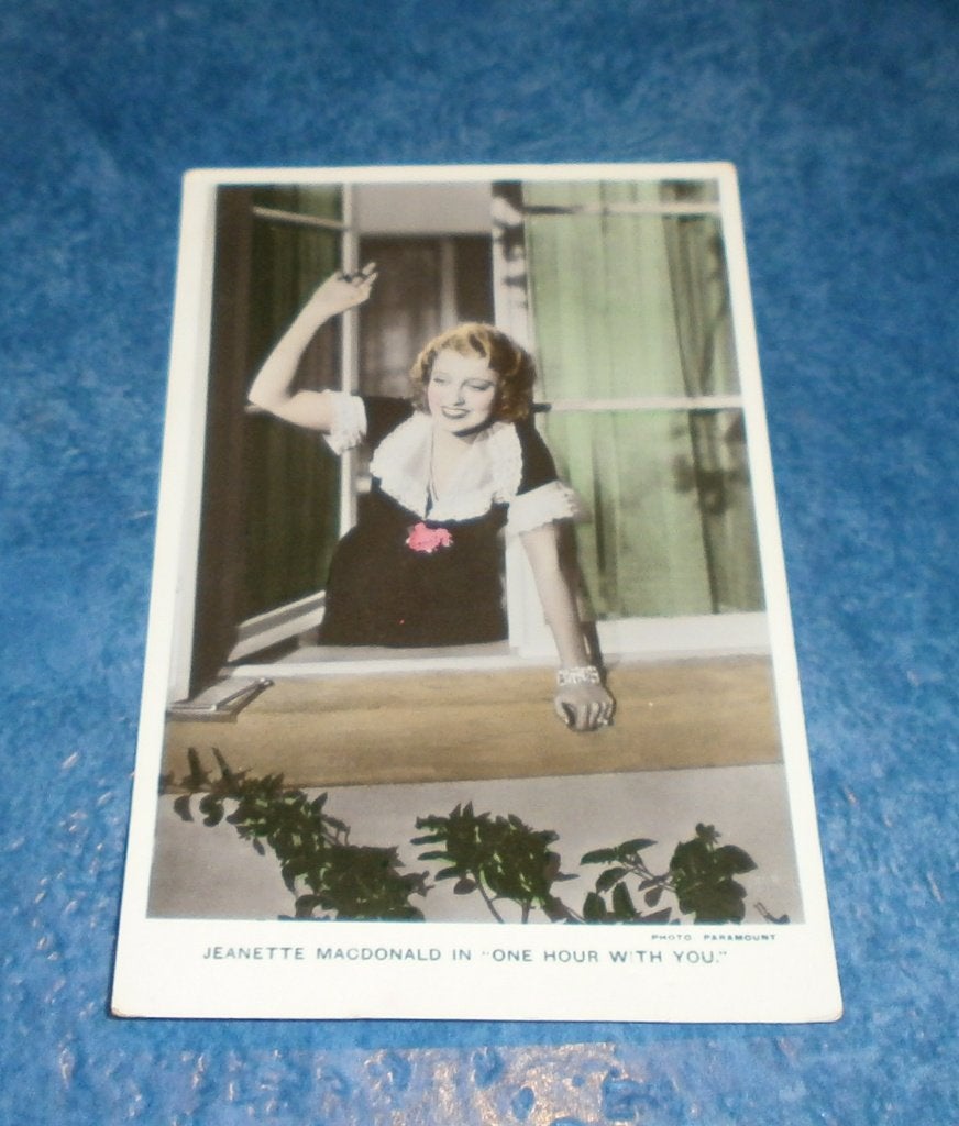 Oude artiestenkaart : JEANETTE MACDONALD, Verzenden, Gebruikt, Foto of Kaart