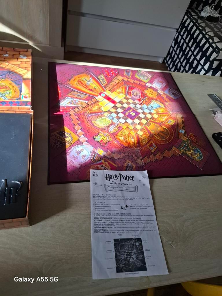 Harry Potter Steen der Wijzen Gezelschapsspel, Mattel, Gebruikt, Mattel B.V., Gondel 1, 1186 MJ Amstelveen, Nederland, Ophalen of Verzenden