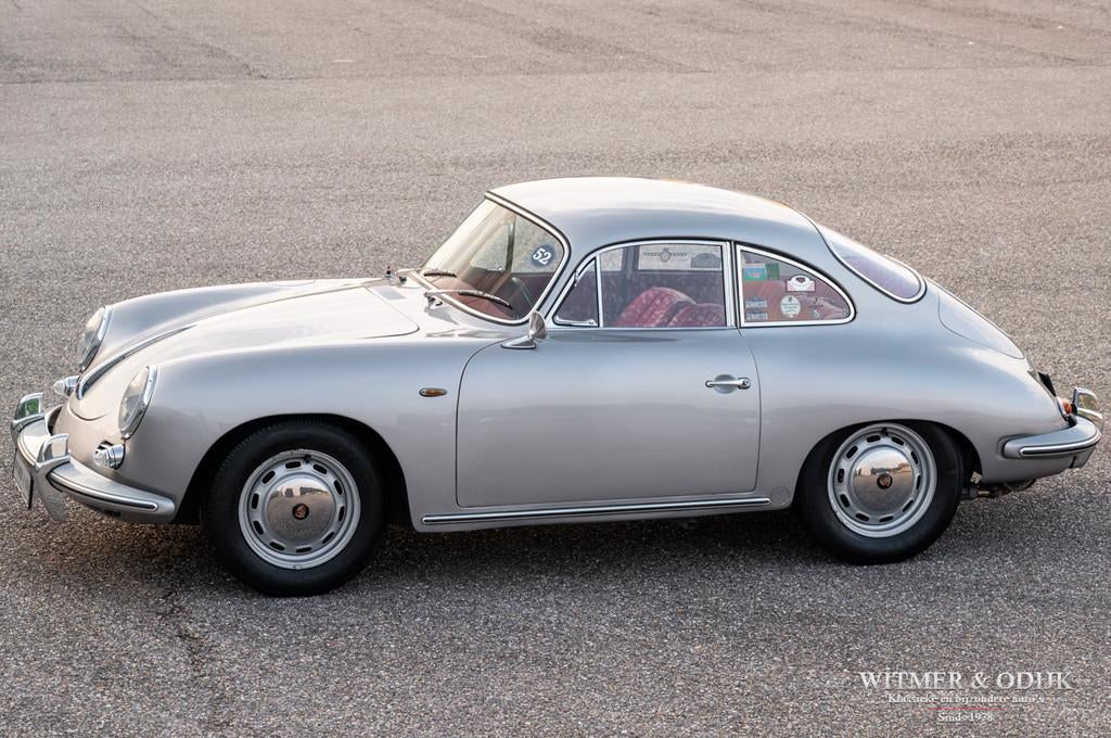 Porsche 356SC (bj 1964), Metallic lak, Gebruikt, Leder, Handgeschakeld
