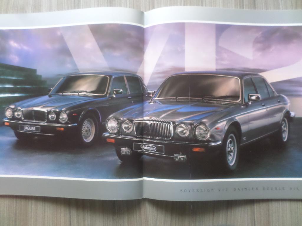 Jaguar XJ40 XJ6 Sovereign Daimler V12 1989 Prestige Brochure, Ophalen of Verzenden, Zo goed als nieuw, Overige merken