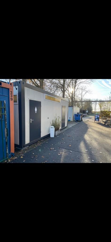 Mobiele Toiletunit 3x6m - sanitair toiletwagen  Verwarmd, Ophalen of Verzenden, Overige