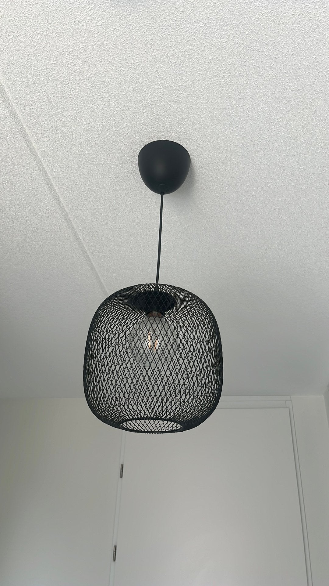 Hanglamp van ikea, Ophalen of Verzenden, Zo goed als nieuw, Metaal, E27 (groot)