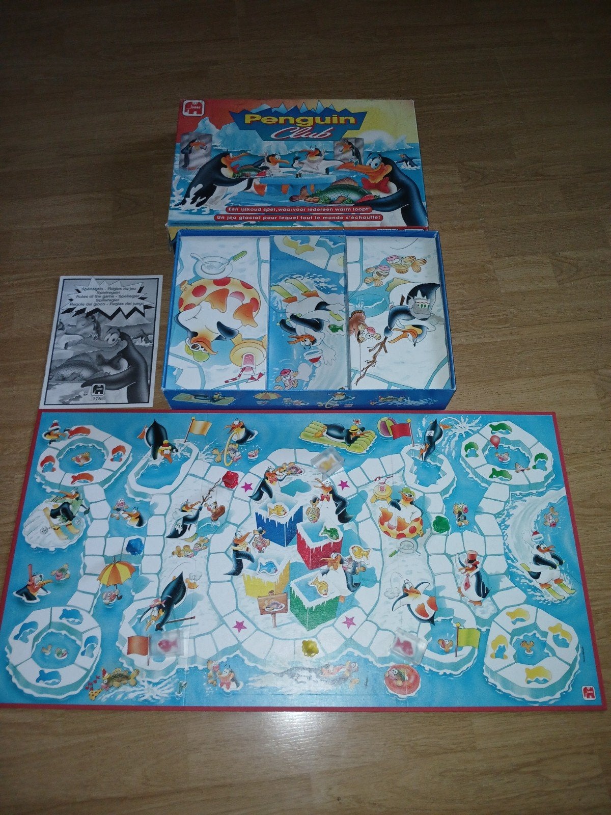 Penguin Club Bordspel - IJskoud plezier voor het gezin!, Drie of vier spelers, Ophalen, Gebruikt, Jumbo