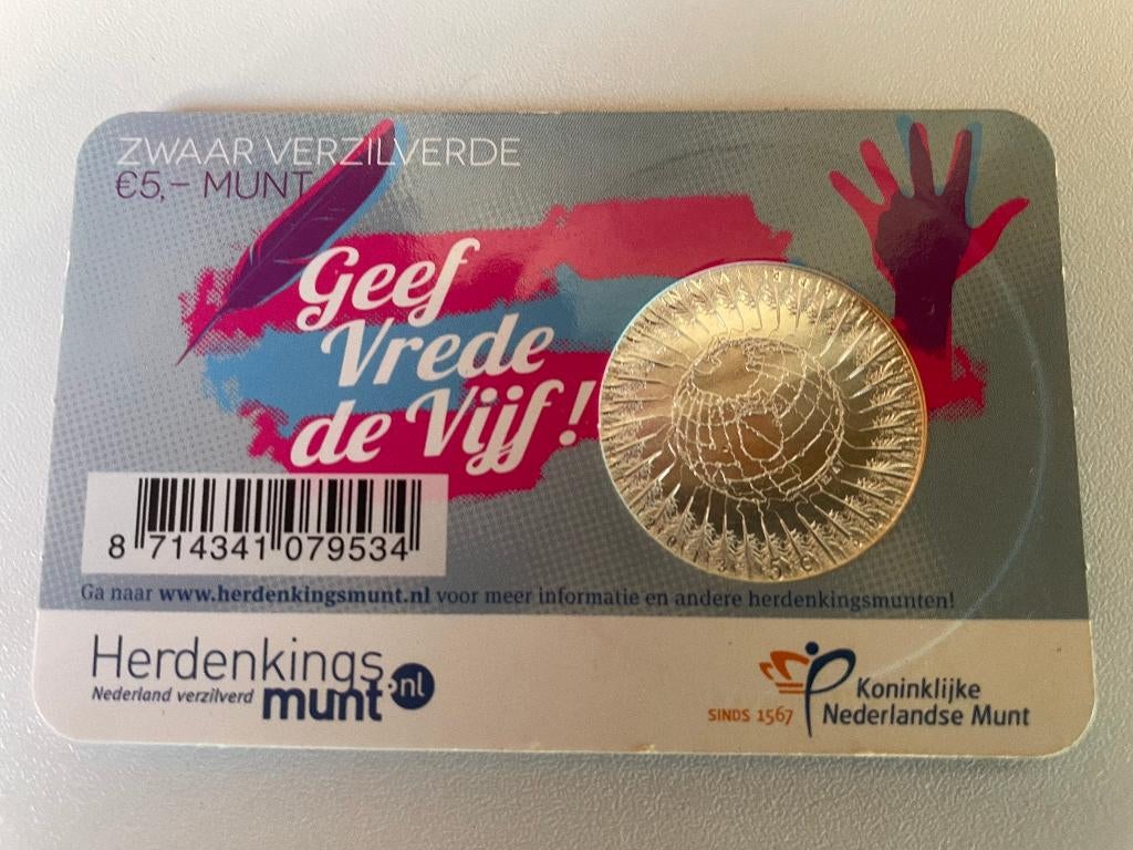 Coincard 5 Euro, Ophalen of Verzenden, België, 2 euro
