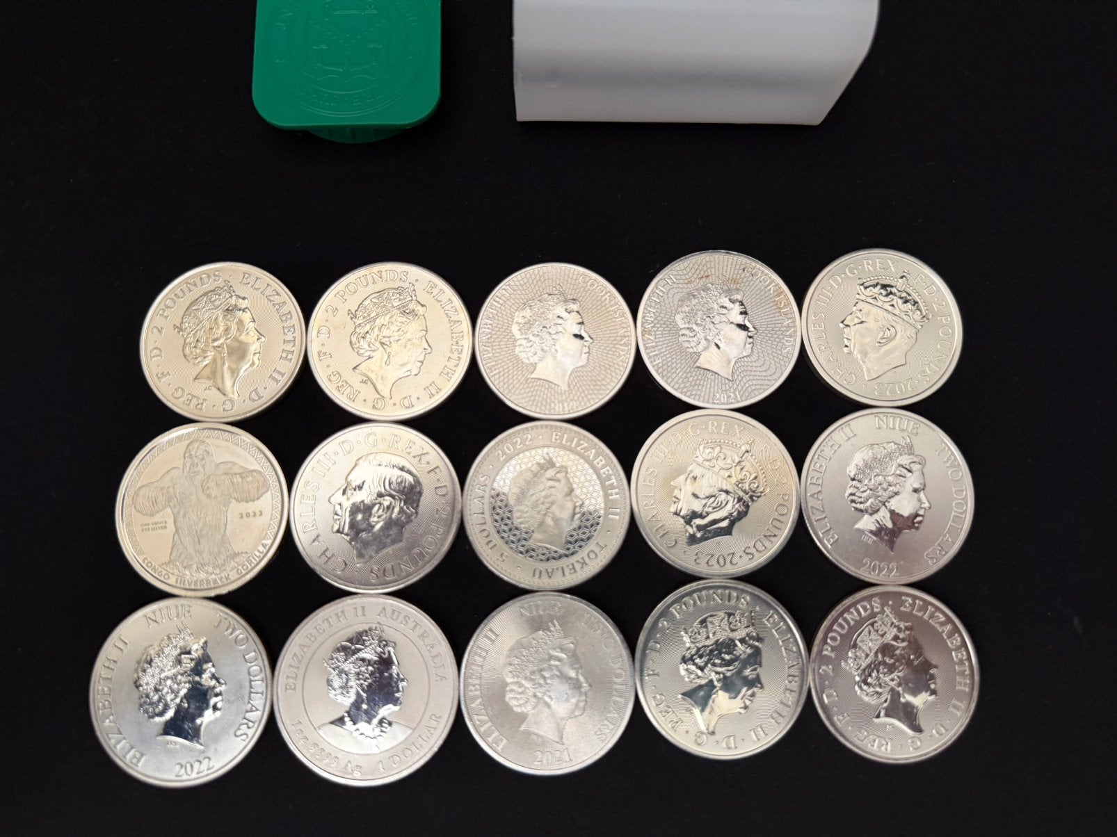 15x 1 Oz Zilveren Munten .999 Fijnzilver – 466,5 Gram zilver, Ophalen of Verzenden, Zilver