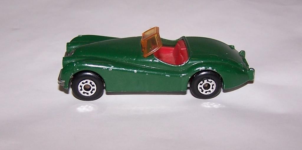 Vintage Matchbox Jaguar XK-120 model. Izgs., Ophalen of Verzenden, Zo goed als nieuw, Auto