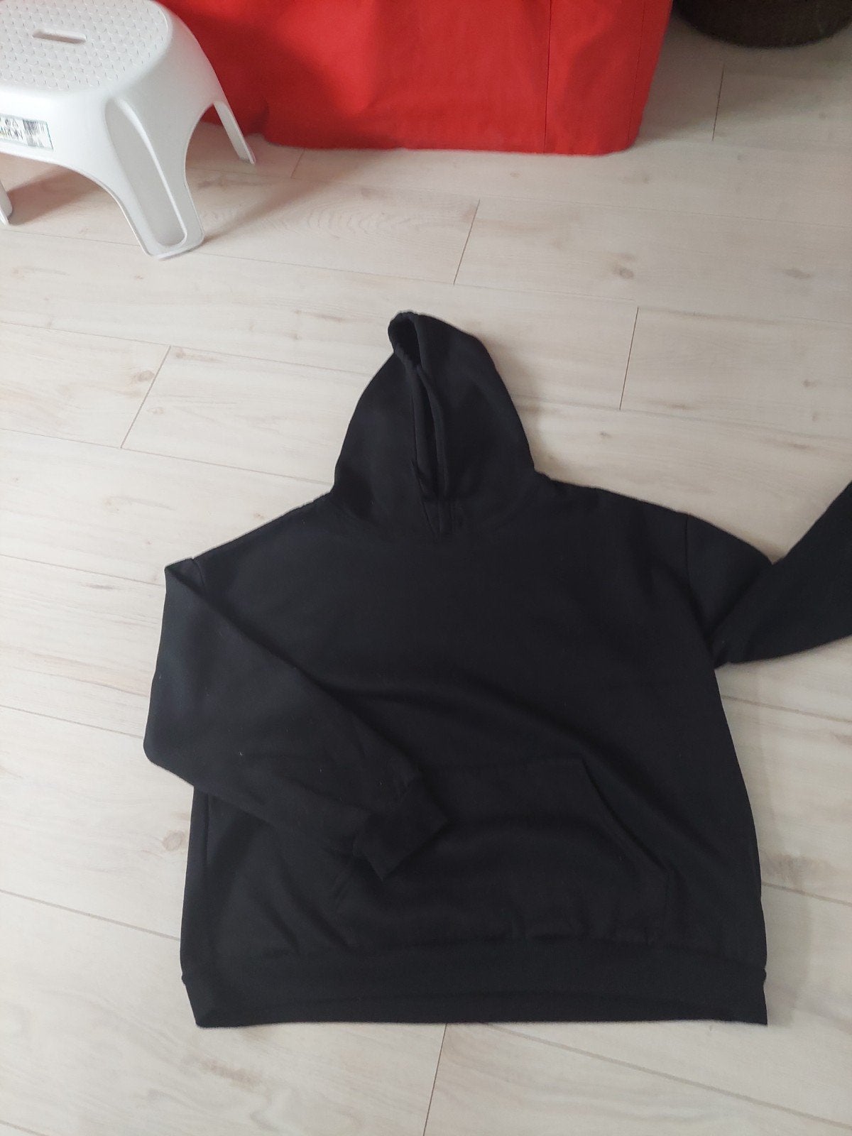Zwarte Shein hoodie, maat 2XL, Kleding | Dames, Ophalen of Verzenden