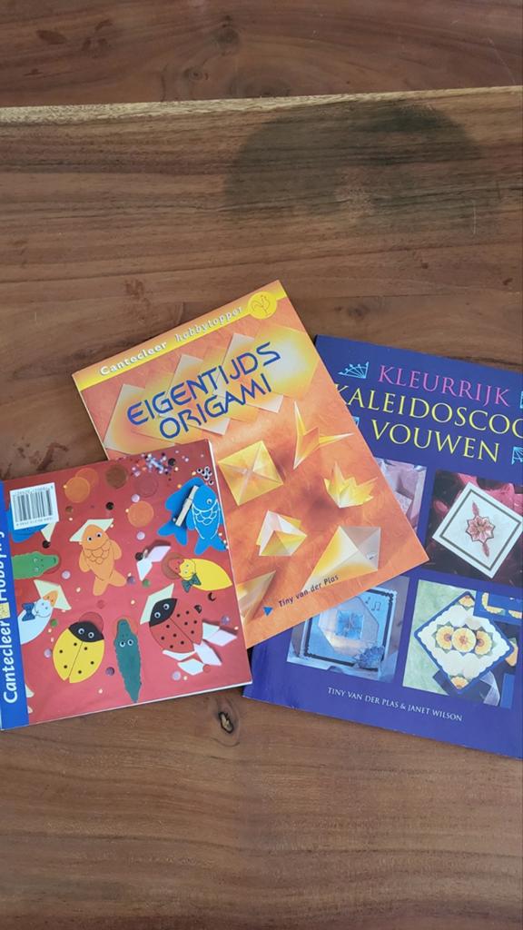 3x Origami & Knutselboeken - Creatief Plezier voor Iedereen, Boeken, Gelezen, Ophalen of Verzenden, Scrapbooking en Knutselen