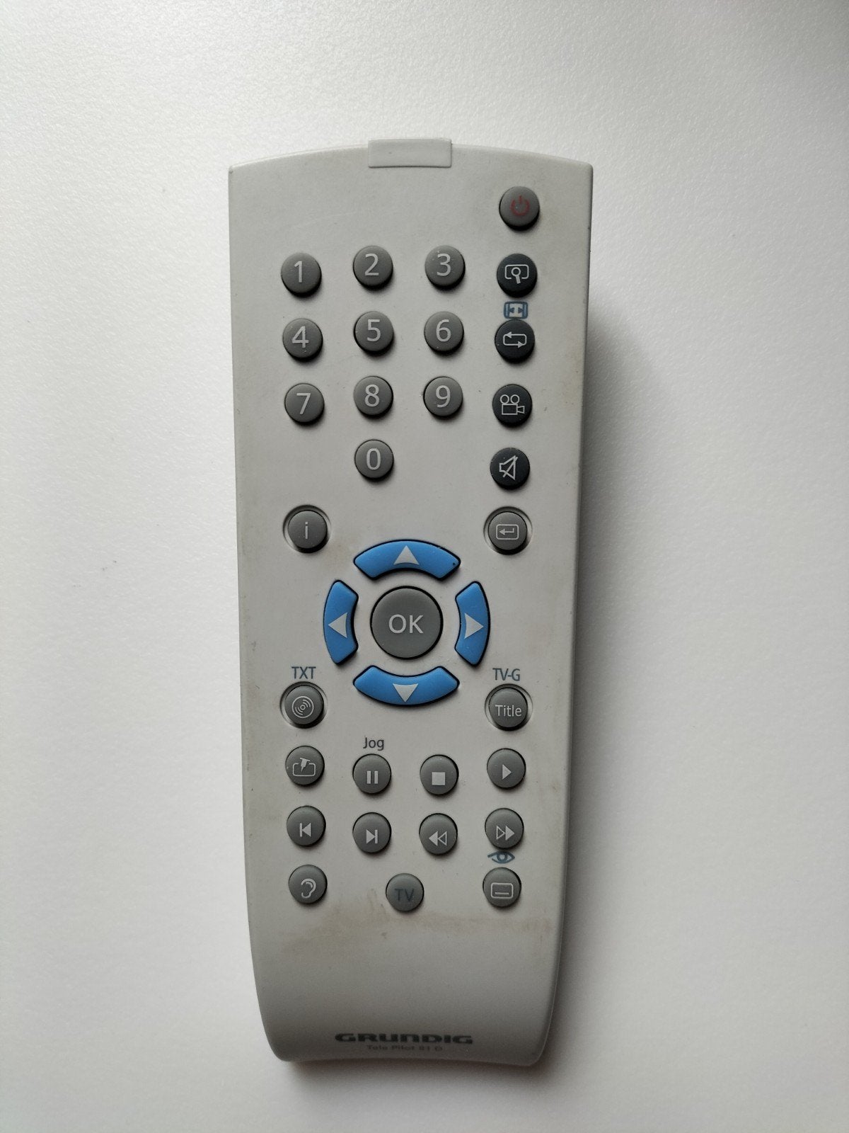 Originele Grundig Tele Pilot 81D Afstandsbediening, Ophalen of Verzenden, Origineel