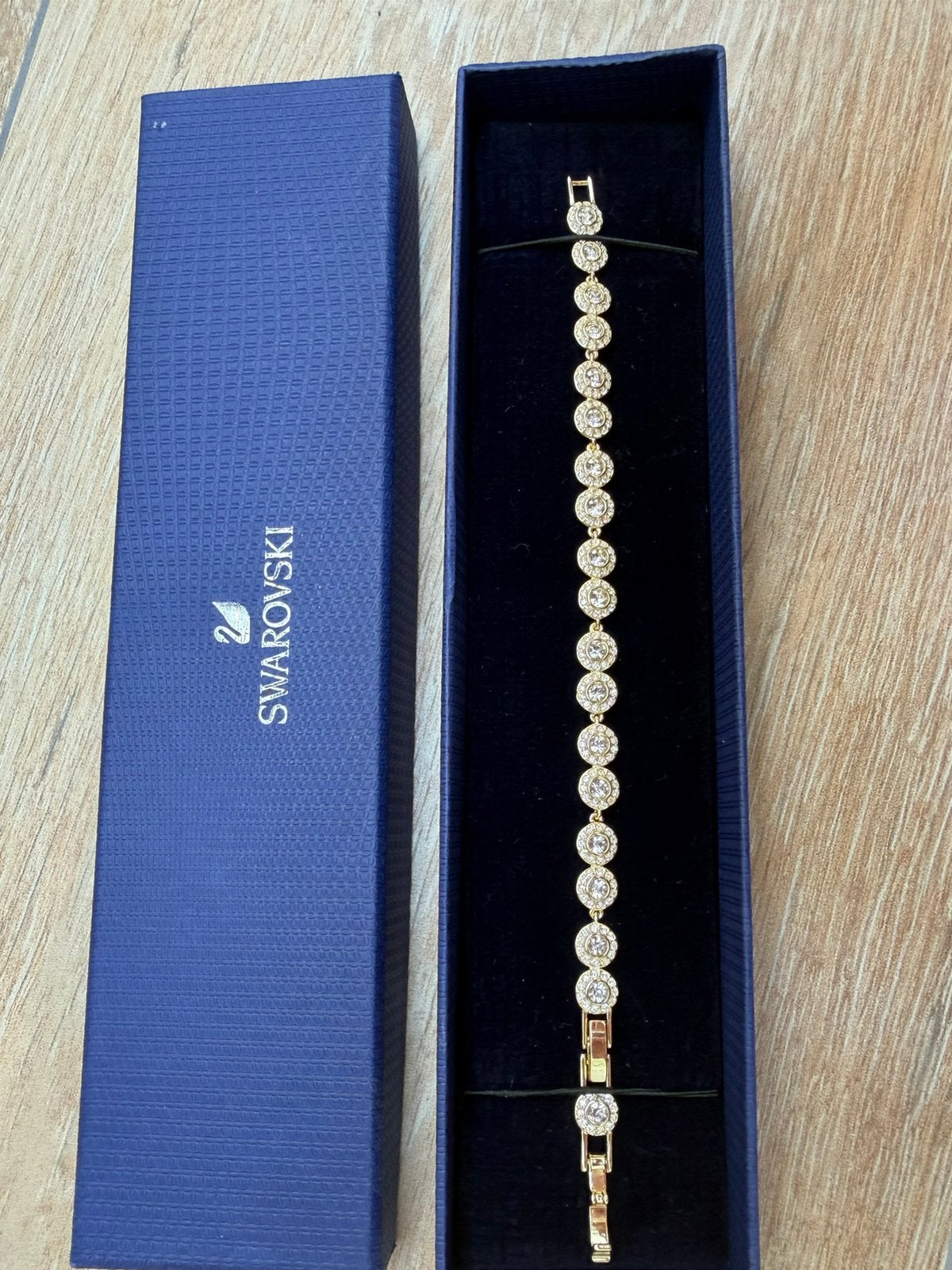 Swarovski armband, Met kristal, Overige materialen, Ophalen of Verzenden, Zo goed als nieuw