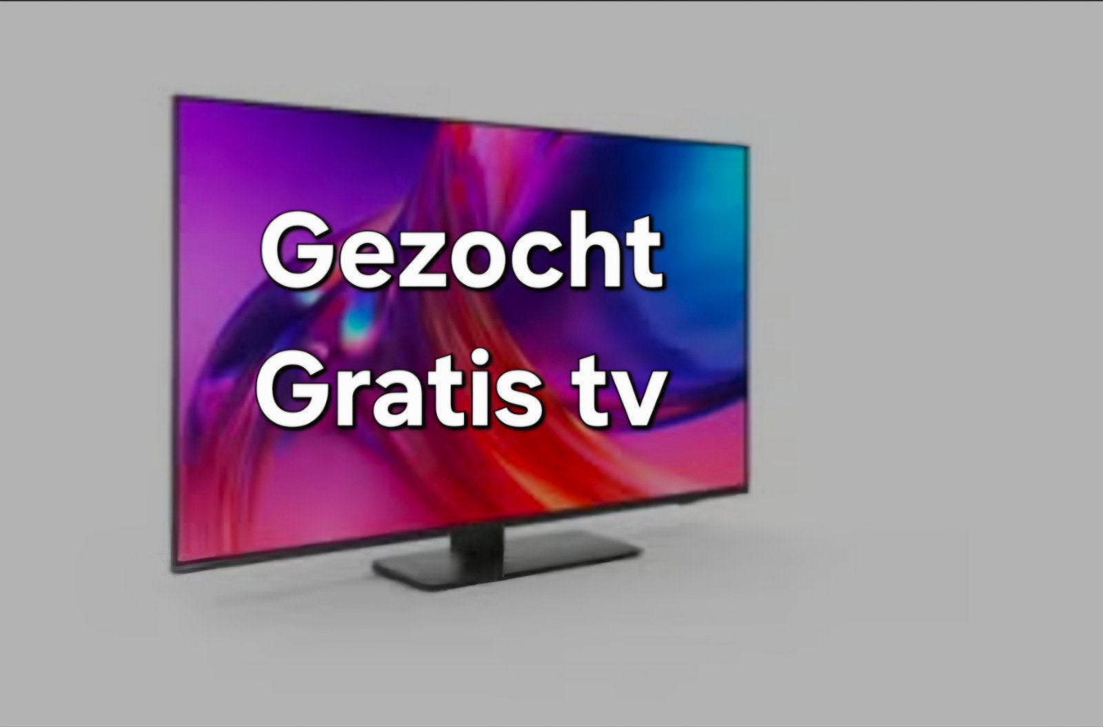 Gezocht: Gratis Smart TV, Gebruikt, 50 Hz, Smart TV, 80 tot 100 cm