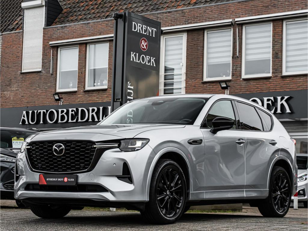 Mazda CX-60 2.5 e-SkyActiv PHEV HUD BLACK OPTIC 20 INCH CAME, Automaat, Lichtsensor, Gebruikt, Euro 6
