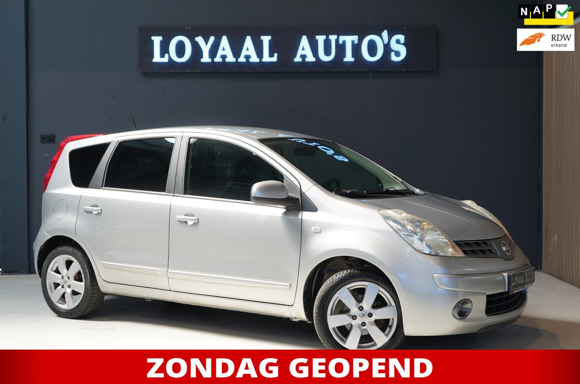 Nissan Note 1.4 Life | TREKHAAK | AIRCO | APK | NAP |, Voorwielaandrijving, Stof, 4 cilinders, Origineel Nederlands