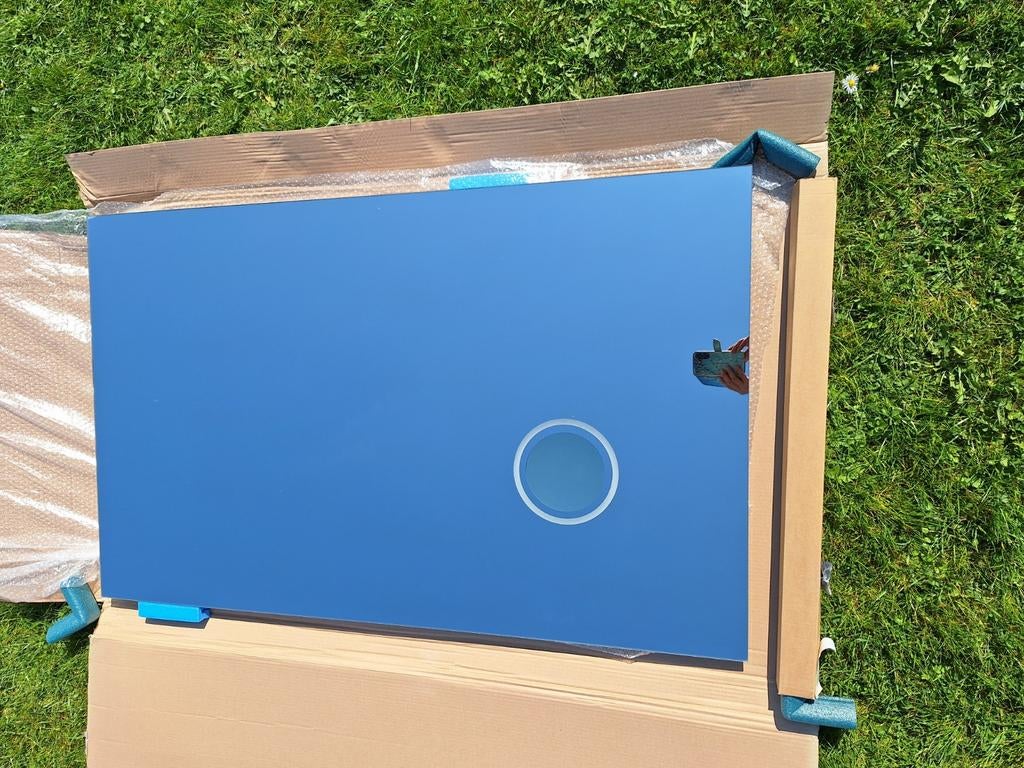 Spiegel met vergrootglas en verwarming 130 x 80, Ophalen