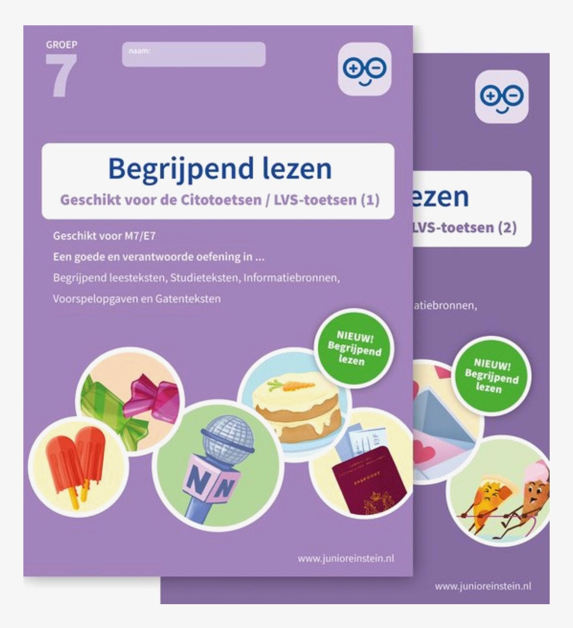 Junior Einstein groep 7 begrijpend lezen: deel 1 en deel 2, Ophalen, Nieuw, Overige niveaus, Nederlands